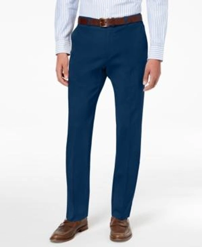 Tommy Hilfiger Tate Mens Stretch Rayon Dress Pants In Navy
