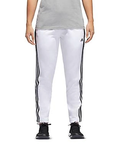 Shop Adidas Originals Side-snap Track Pants In White/black