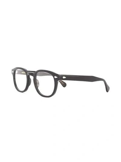 Shop Moscot 'lemtosh 49' Glasses In Black
