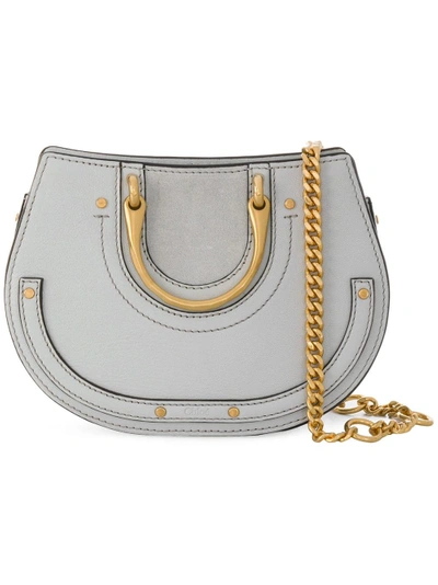 Shop Chloé Micro Pixie Bag - Grey