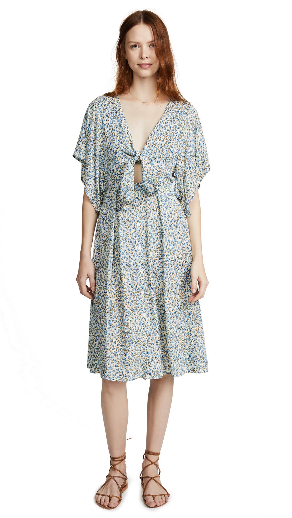 faithfull the brand massimo midi dress