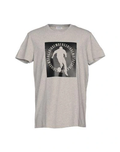 Shop Bikkembergs T-shirt In Grey