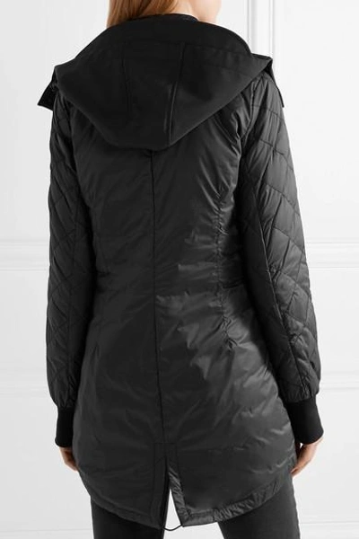 Shop Canada Goose Stellarton Quilted Shell Down Coat In Black