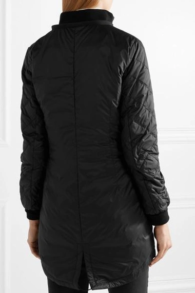 Shop Canada Goose Stellarton Quilted Shell Down Coat In Black
