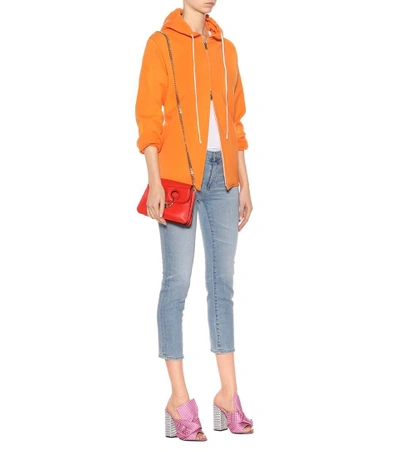 Shop Golden Goose Elda Cotton Hoodie In Orange