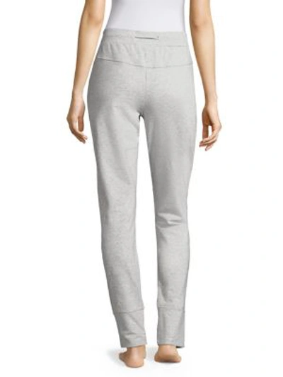 Shop Hanro Pure Comfort Pajama Pants In Mid Melang