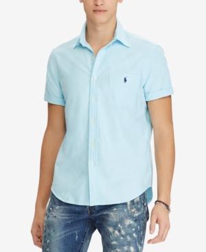 ralph lauren aegean blue shirt