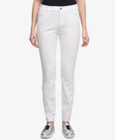 Shop Dkny Soho Skinny Jeans, Created For Macy's In White