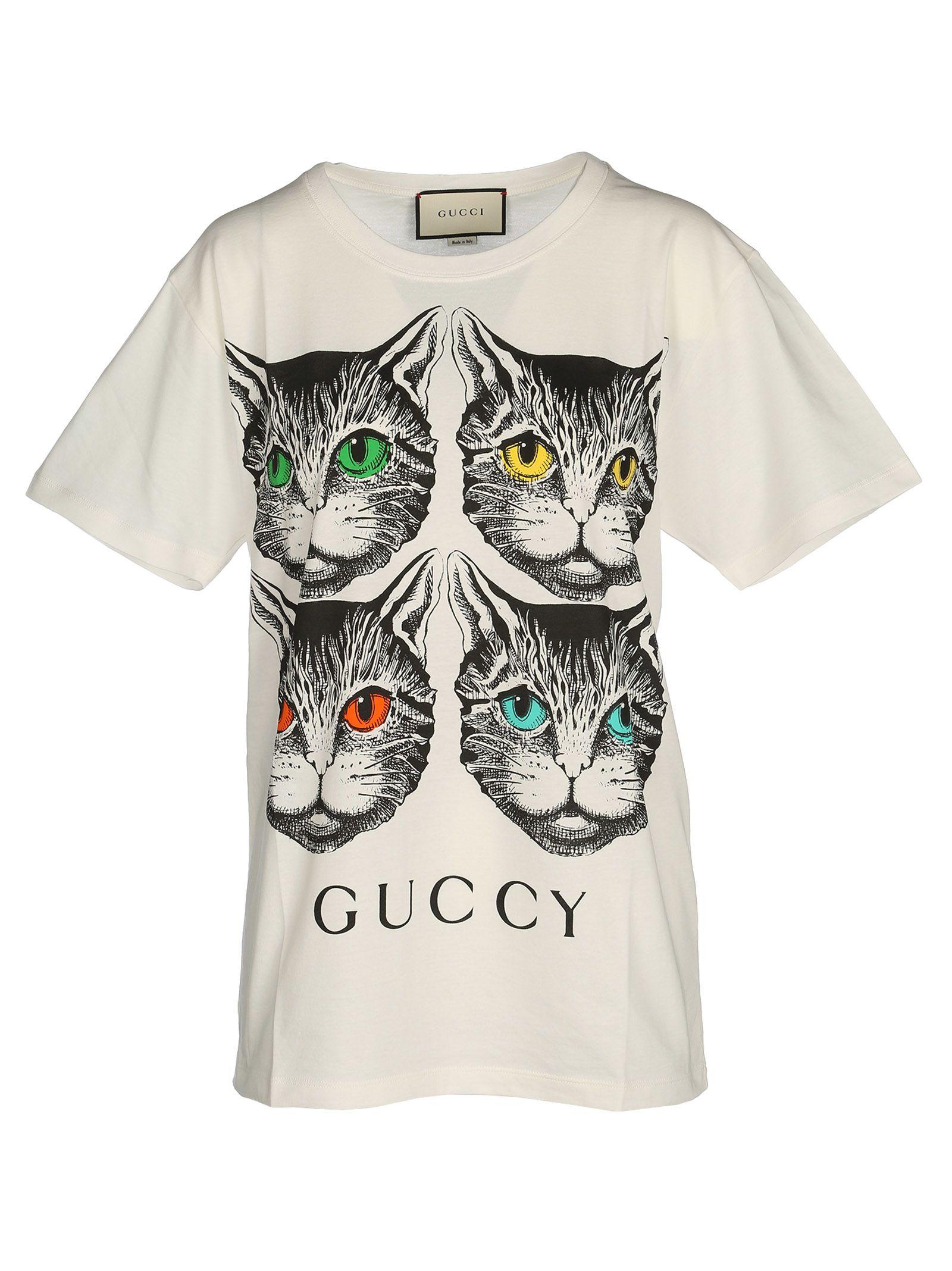 gucci mystic cat t shirt
