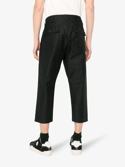Shop Sophnet . Straight Cropped Trousers In Black