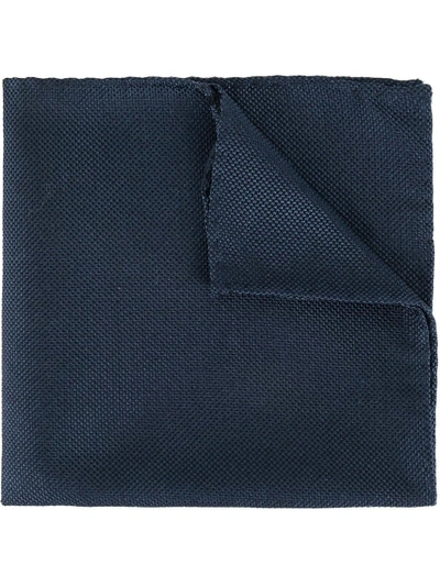 Shop Dsquared2 Textured Pocket Square - Blue