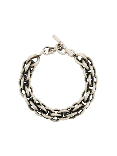 Shop Henson Large Cage Link Bracelet In Metallic