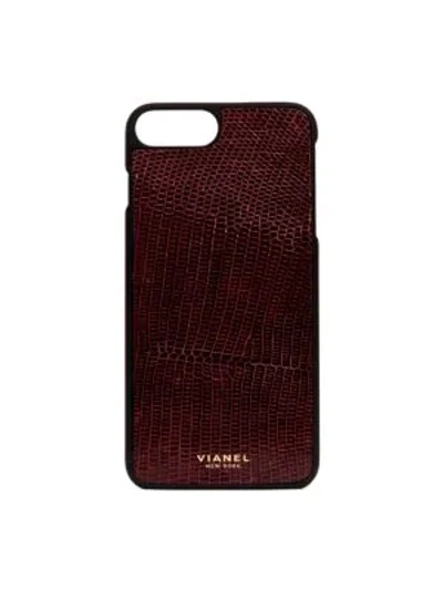 Shop Vianel Iphone 7 Plus Case In Cranberry