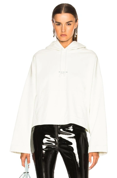 Shop Acne Studios Joggy Hoodie In Ice White
