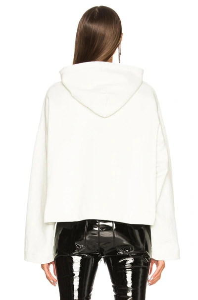 Shop Acne Studios Joggy Hoodie In Ice White