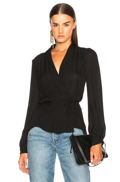 Shop L Agence L'agence Cara Top In Black
