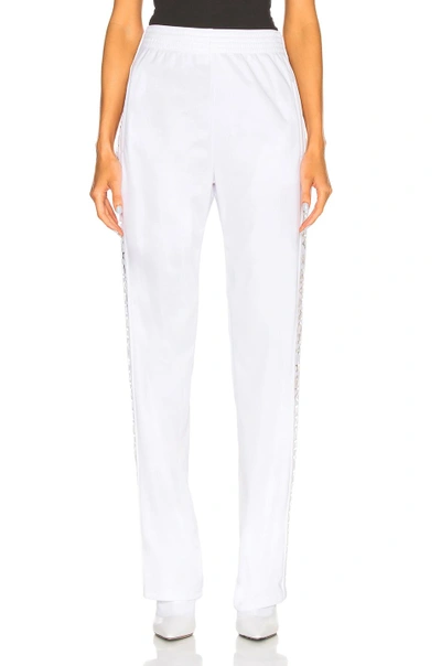 Shop Givenchy Technical Neoprene Jersey Track Pants In White