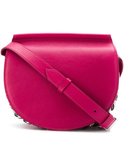 Shop Givenchy Infinity Mini Saddle Bag In Pink