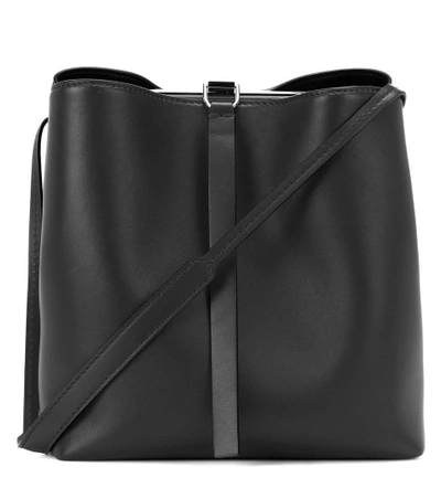 Shop Proenza Schouler Frame Leather Shoulder Bag In Black