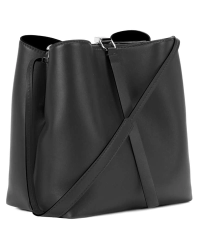 Shop Proenza Schouler Frame Leather Shoulder Bag In Black