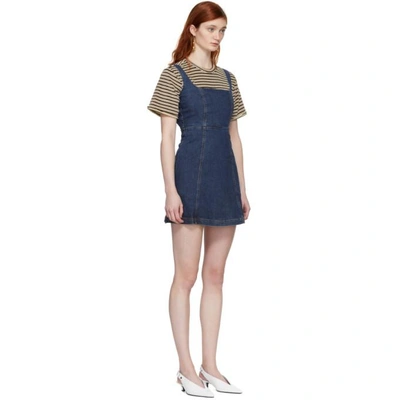 Shop Alexa Chung Blue Denim Mini Dress