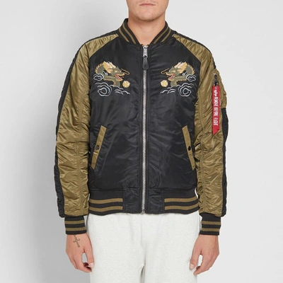 Japan Dragon Jacket In Black