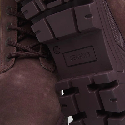 Shop Yeezy Season 6 Combat Boot In Brown
