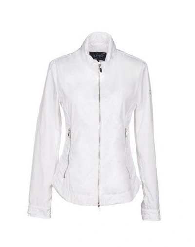Shop Armani Jeans Jackets In White