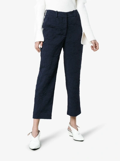 Shop Sies Marjan Willa Cropped Trousers In Blue