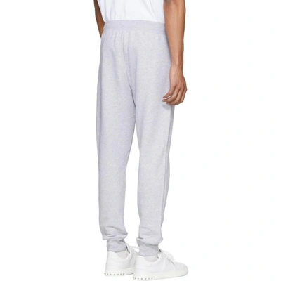Shop Moschino Grey Logo Lounge Pants In A1485 Grey