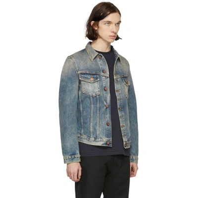 NUDIE JEANS NUDIE JEANS INDIGO DENIM BILLY SHIMMERING INDIGO JACKET 160458