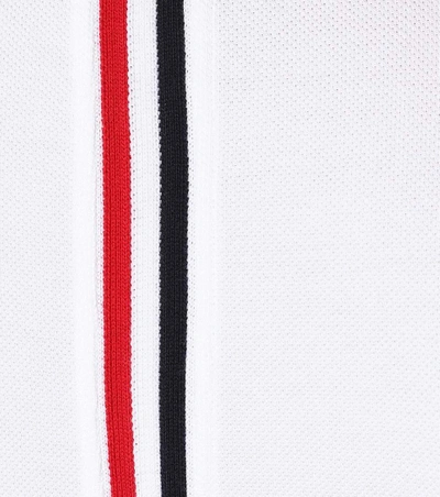 Shop Thom Browne Cotton Polo Dress In White