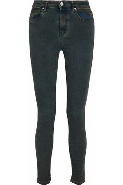 Shop Iro Woman High-rise Skinny Jeans Anthracite