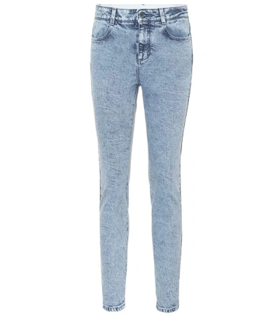 Shop Stella Mccartney High-waisted Skinny Jeans In Blue