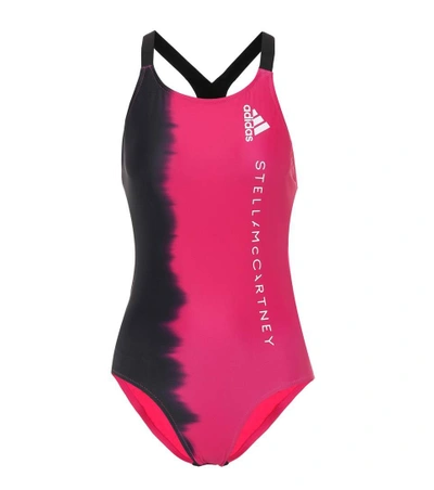 Shop Adidas By Stella Mccartney Dip-dyed Swimsuit In Pink