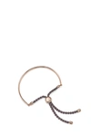 Monica Vinader Engravable Fiji Friendship Bracelet In Metallic