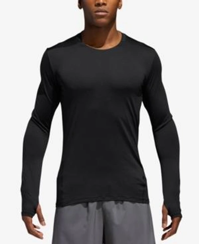 Shop Adidas Originals Adidas Men's Tko Climalite Long-sleeve T-shirt In Black