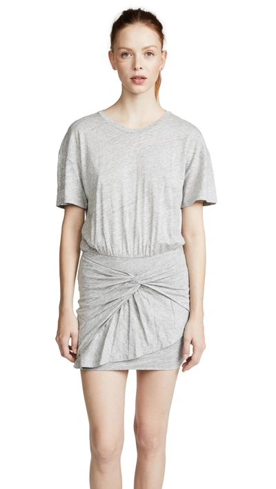 Shop Iro Brelbloa Dress In Light Grey