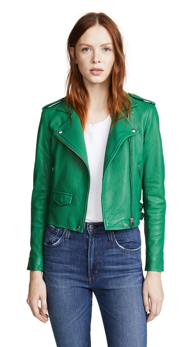 Shop Iro Ashville Jacket In Emerald