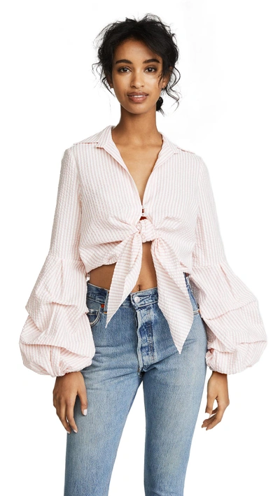 Shop Petersyn Silvia Blouse In Rose