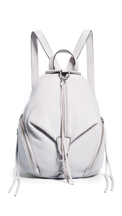 Shop Rebecca Minkoff Medium Julian Backpack In Putty