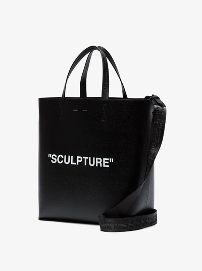off white sculpture tote bag