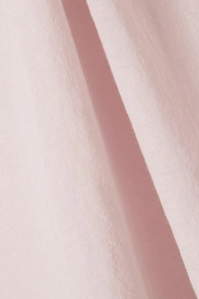 James Perse High Gauge Jersey Deep V Tee In Pink