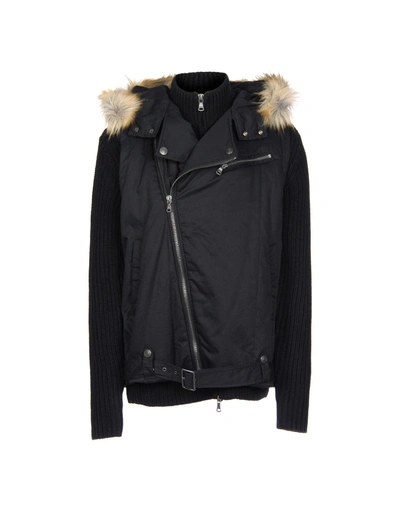 Shop Pierre Balmain Full-length Jacket In Black
