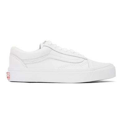 Shop Vans White Og Old Skool Lx Sneakers