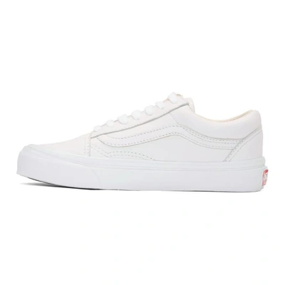 Shop Vans White Og Old Skool Lx Sneakers