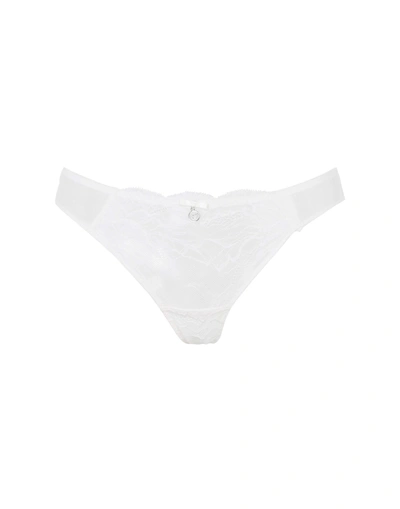 Shop Emporio Armani Thongs In White