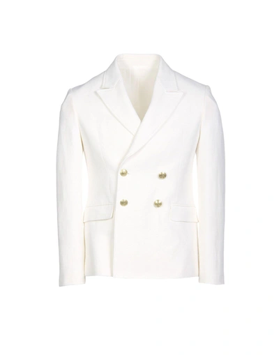 Shop Pierre Balmain Blazer In White