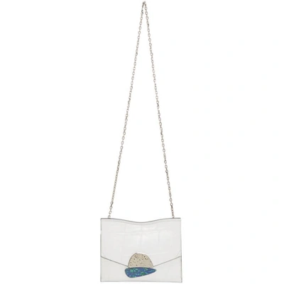 Shop Proenza Schouler White Small Curl Chain Bag In 1014 Optic