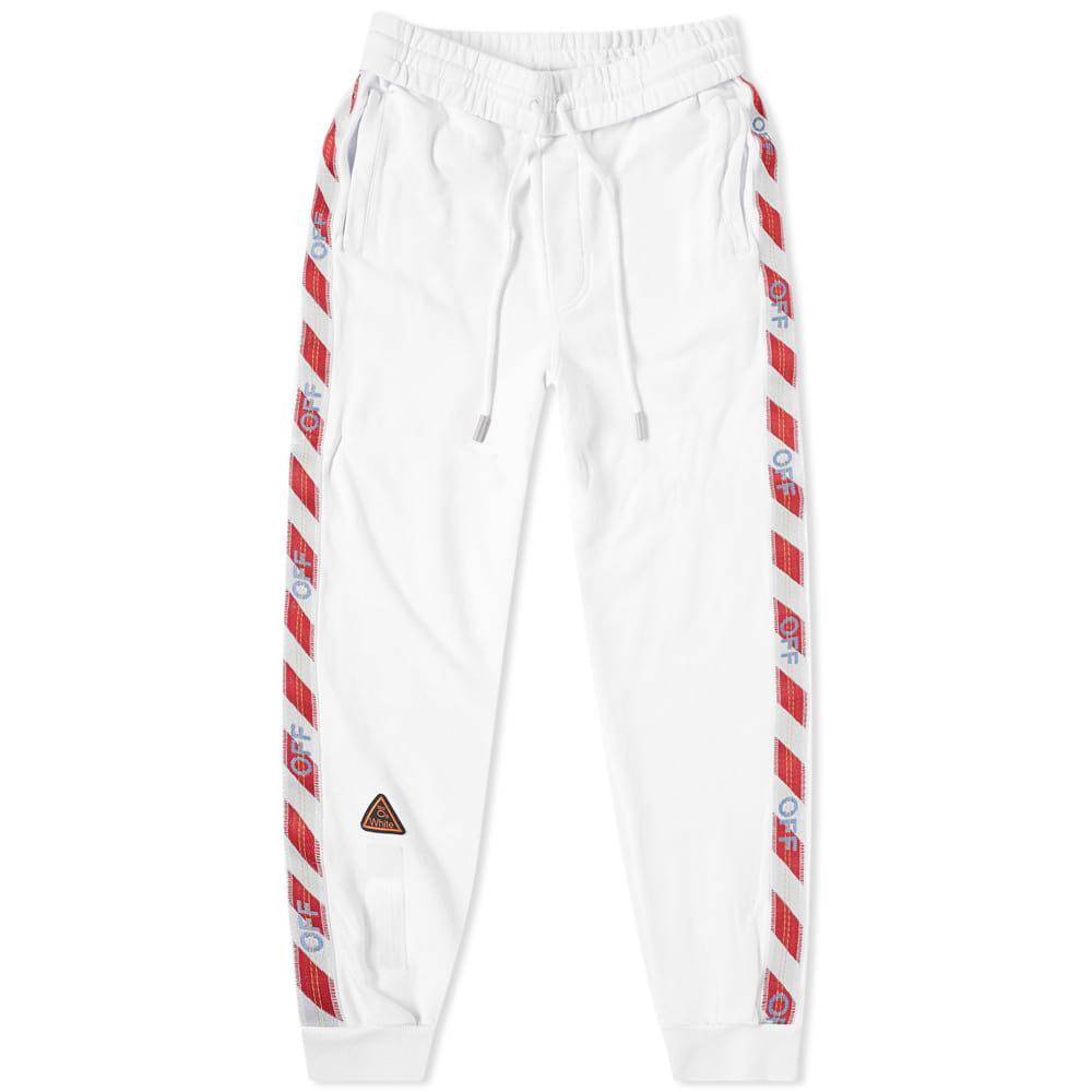 off white side tape pants